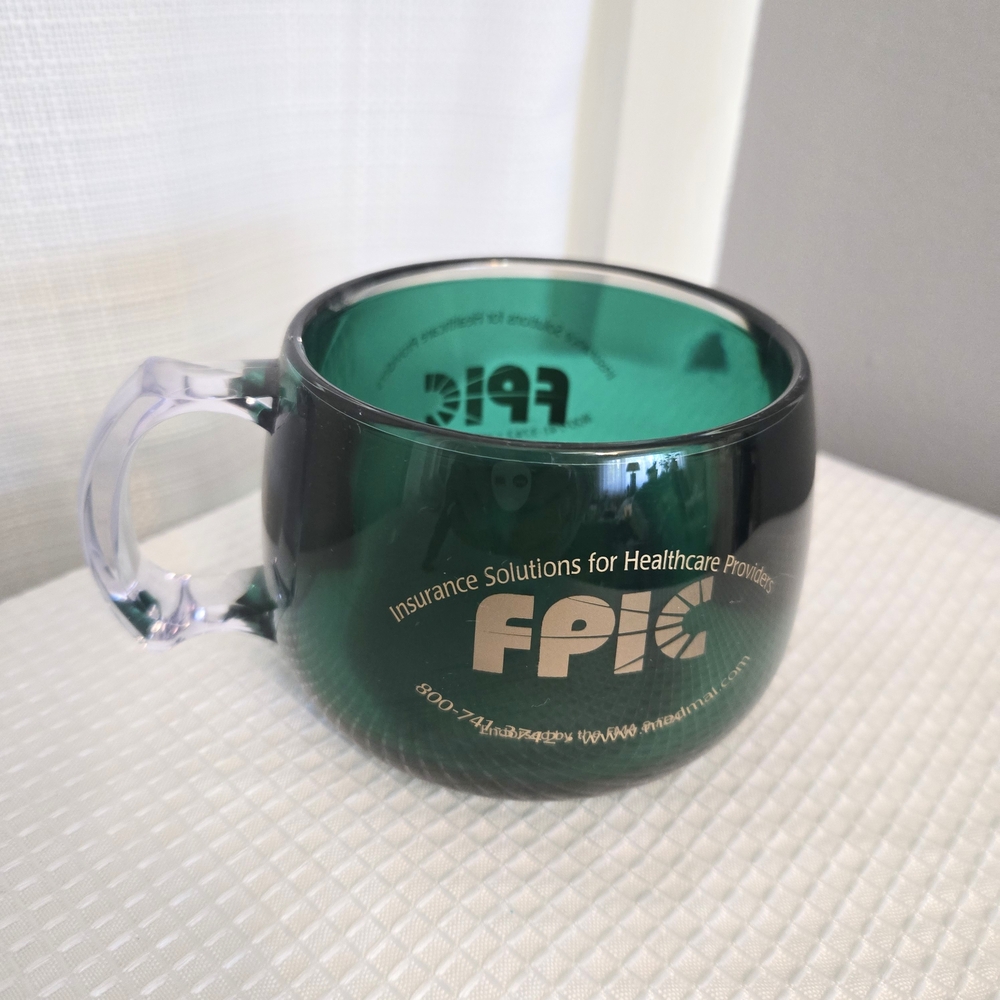 Insulated Logo Coffee Mug Double Wall Plastic Cup FPIC Medical Doctor